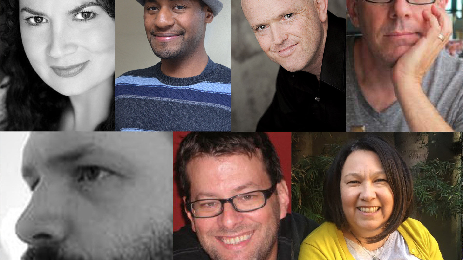 headshots collage of Los Angeles writers 