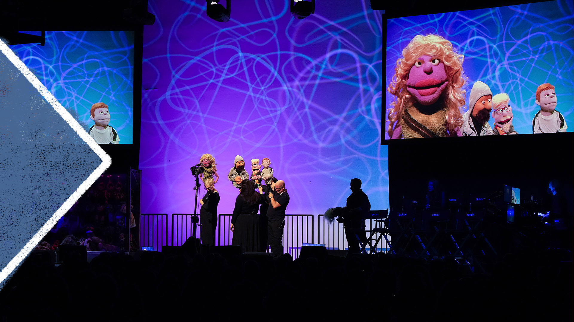 the production of Puppet Up! – Uncensored on stage photo