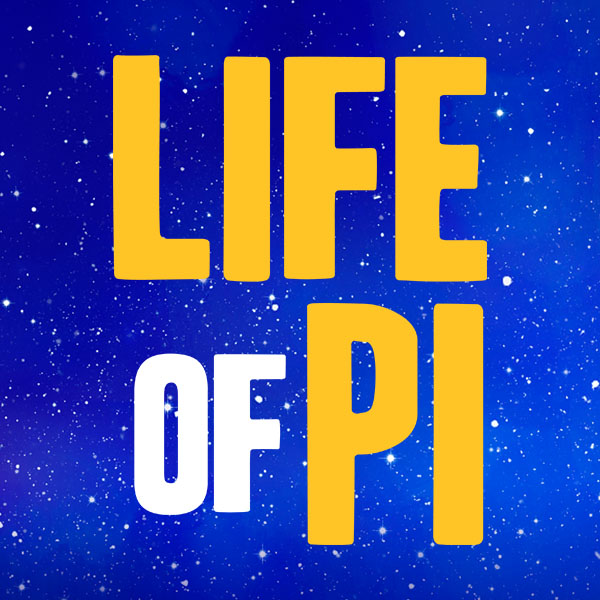 Life of Pi on blue starry background