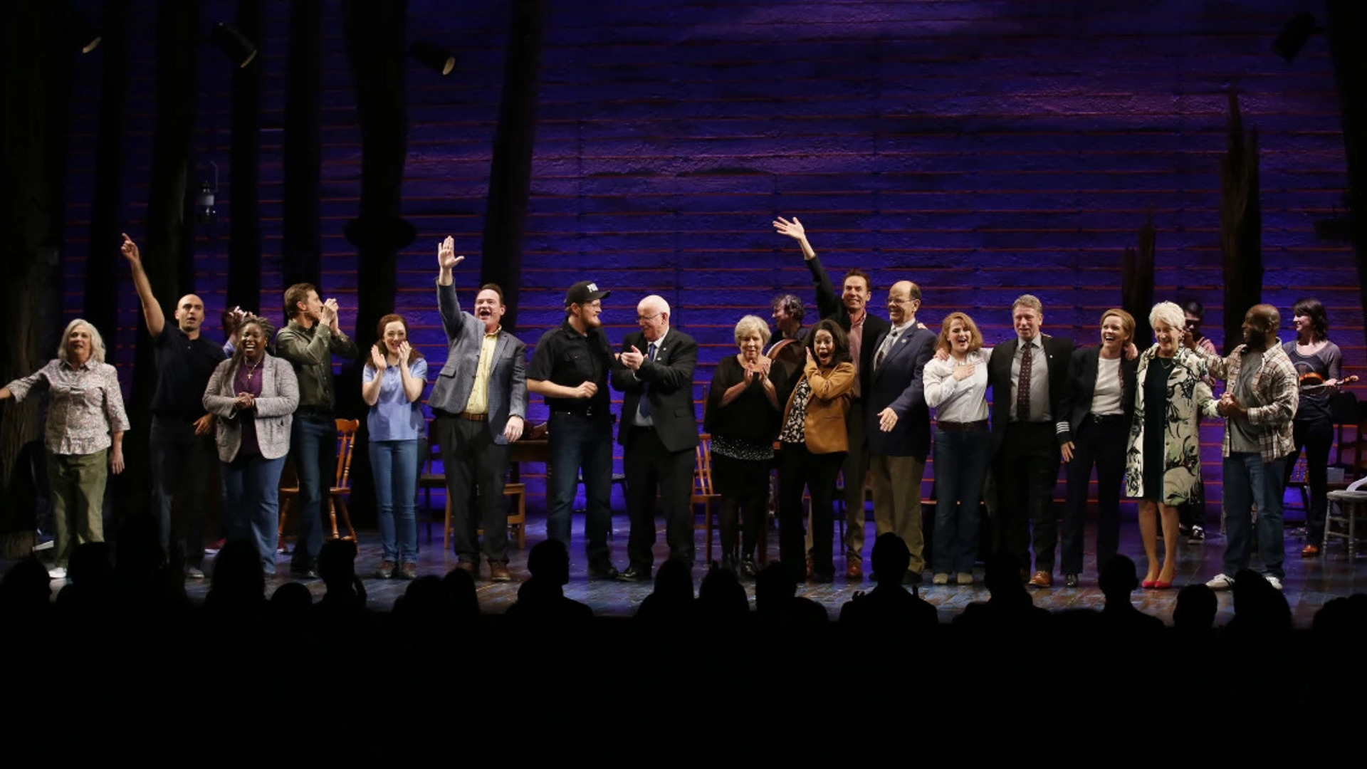 CTG Donors on stage cheering